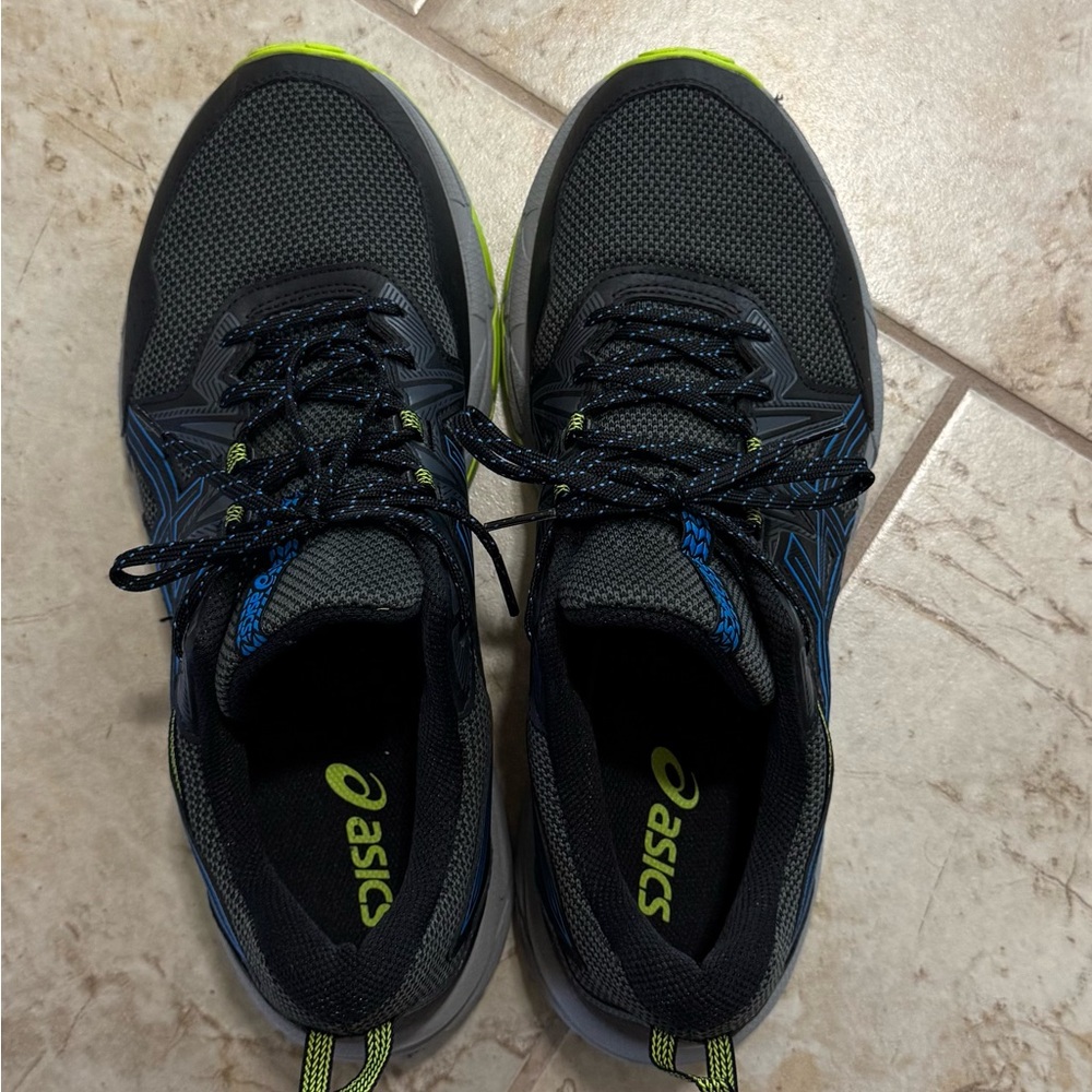 Mens Asics Black Athletic Shoes Size 12 Extra Wide (EUC)